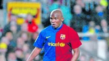 <b>GOLEADOR. </b>Samuel Etoo, actual pichichi (25 goles) de la Liga.