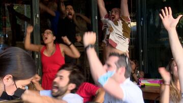 La tanda de la liberación más absoluta: así explotó la afición con el gol de Oyarzabal