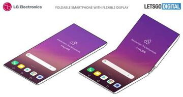 El dise&ntilde;o del LG flexible en la patente