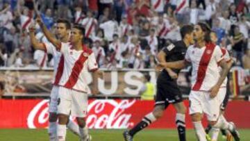 El Rayo Vallecano consiguió su primera victoria en Liga contra la Real Sociedad el pasado domingo.
