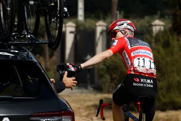 El líder de la general, Jonas Vingegaard.