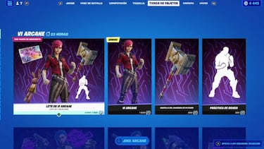 Fortnite x League of Legends: skin Vi Arcane ya disponible
