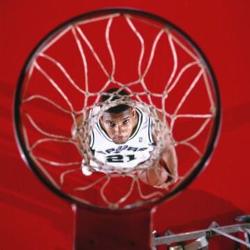 En 1997 Tim Duncan de los San Antonio Spurs.