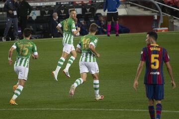 Loren celebrando el gol 3-2