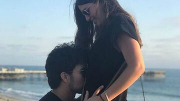 'Checo' Pérez y su novia presumen embarazo