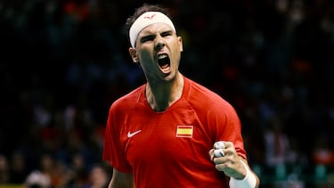 Rafael Nadal, en la ¨²ltima Copa Davis.