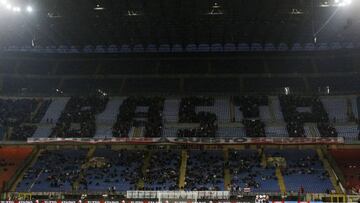 Mosaico humano en San Siro