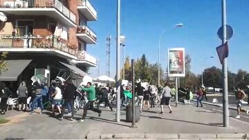 Four hospitalised in clashes between Alavés and Racing fans