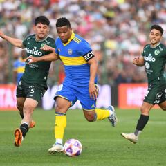 Boca, con Fabra los 90′, vence a Sarmiento y se encamina al título