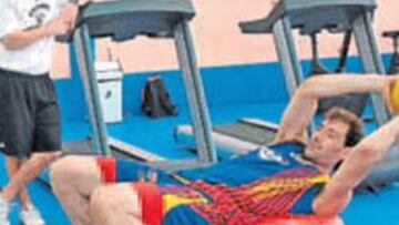 <b>RECUPERACIÓN. </b>Jorge está cumpliendo los plazos previstos.