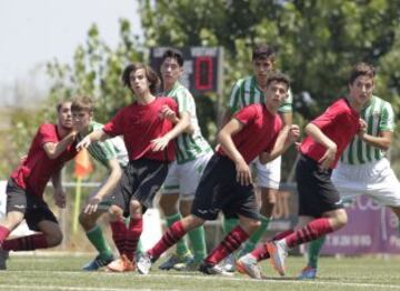 Partido de la final de los Cadetes entre el Betis y el Alboraya. 