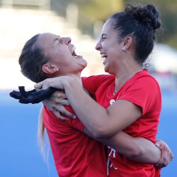 Tras derrotar a Estados Unidos en semifinales de la Copa Panamericana, Chile clasificó por primera vez al mundial de hockey césped femenino. ¡Tremendas!