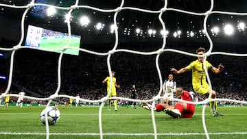 Spurs beat Villarreal by the narrowest of margins in the Champions League.