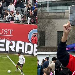 Aficionados muestran pancarta como burla para Messi en estadios de MLS