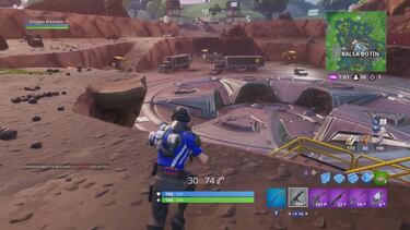 Fortnite: Aparece un ovni enterrado en Balsa Botín