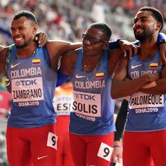 Colombia clasifica a Tokio 2020 en los relevos 4x400