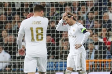 El Real Madrid vivió una noche aciaga ante el City en el Bernabéu.