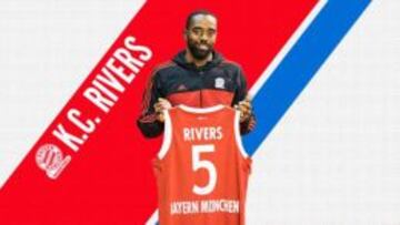 K.C. Rivers, del Real Madrid a trabajar con Pesic en el Bayern