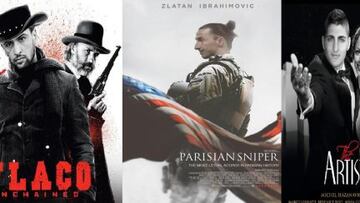 El PSG colocó a sus estrellas sobre imágenes del cine.