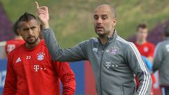 Guardiola alabó a Vidal y contó qué le aporta a los planteles