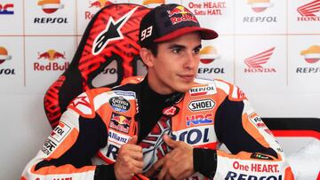 Marc M&aacute;rquez en Sepang.