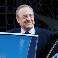 Florentino: "No es que Cristiano se pueda quedar, tiene contrato"
