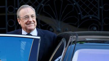 Florentino Pérez, en la previa de la final de Kiev.