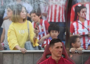 Fernando Torres came off the bench in the Sevilla game