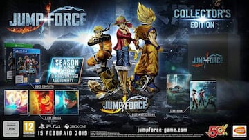 Edici車n para coleccionistas de Jump Force