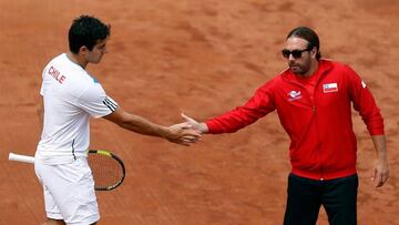 Nicolás Massú felicitó al campeón de Houston.
