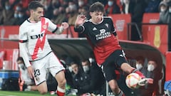 Gelabert cay&oacute; lesionado en el partido de Copa ante el Rayo Vallecano.