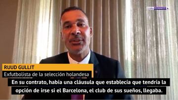 Gullit 'atiza' a Koeman: "Podía ganar un título con Holanda y va a un equipo que es un caos"