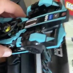 Evans recrea con el Jaguar de Lego su victoria en Roma 2019