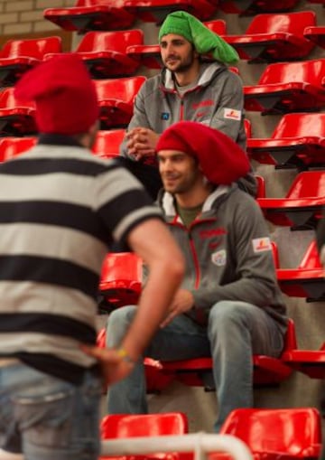 Ricky Rubio y José Manuel Calderón.