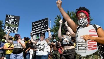 Protestas en Estados Unidos por la muerte de George Floyd. 2020.