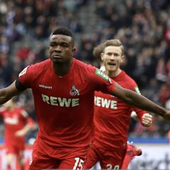 Jhon Córdoba anota doblete en la goleada del Colonia