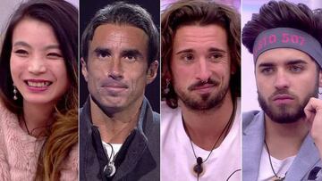 Yang yang, Hugo, Christian y Rub&eacute;n, los finalistas de GH Revolution