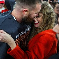 Travis Kelce captado en Sidney con Taylor Swift después de ganar el Super Bowl LVIII
