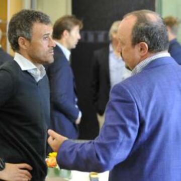 Luis Enrique y Rafa Bentez.