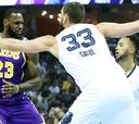 Los Lakers de LeBron rompen el cerrojo de los Grizzlies de Marc