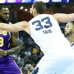 Los Lakers de LeBron rompen el cerrojo de los Grizzlies de Marc