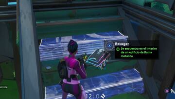 Fortnite Battle Royale: cómo conseguir el Fortbyte #21 en el interior de un edificio de llama metálica