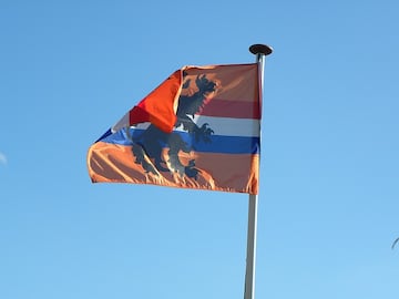 Flag of William I with which he achieved the independence of the Netherlands.