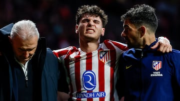 Mendoza, un mes fuera por un fuerte esguince de tobillo