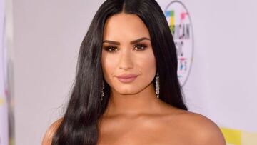 Demi Lovato en los American Music Awards 2017 en el Teatro Microsoft; Los Angeles, California. Noviembre 19, 2017.