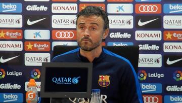 Luis Enrique: "No me preocupa que Luis Suárez no marque"