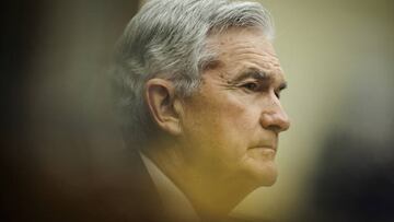 Jerome Powell, chairman of the US Federal Reserve, during a House Financial Services Committee hearing in Washington, DC, US, on Wednesday, March 8, 2023. Powell reiterated the central bank might accelerate the pace of hikes and raise rates to a higher peak than previously expected amid signs of a stronger economy, while stressing that no decision has been made on the pace of Federal Reserve tightening. Photographer: Samuel Corum/Bloomberg via Getty Images