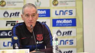 Andreu Plaza, entrenador del FC Barcelona.