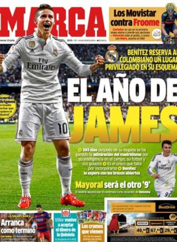 Portadas de la prensa deportiva