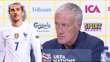 Deschamps excusa a Griezmann tras fallar su 3er penalti seguidos